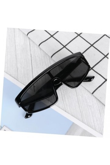 WOFASHPURET Lunettes De Soleil Tendance Pour Femmes Lunettes De Soleil Bouclier Hommes Lunettes De Soleil Rectangulaires Lune