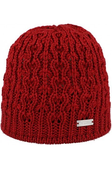 Eisglut Emilia Merino Bonnet Femme, Bordeaux, M 57-58cm