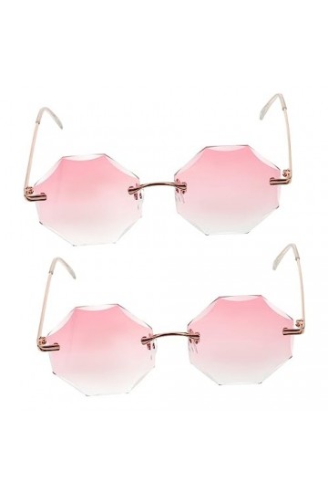 SOIMISS 2 Pièces Lunettes De Soleil Sans Monture Femmes Lunettes De Soleil De Mode Femmes Lunettes Lunettes Élégantes Pour Le