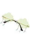 1 Pc Lunettes De Pluie Nuage Bizarre Lunettes De Soleil Hommes Lunettes De Soleil De Quai Pour Femmes Lunettes De Soleil Disc