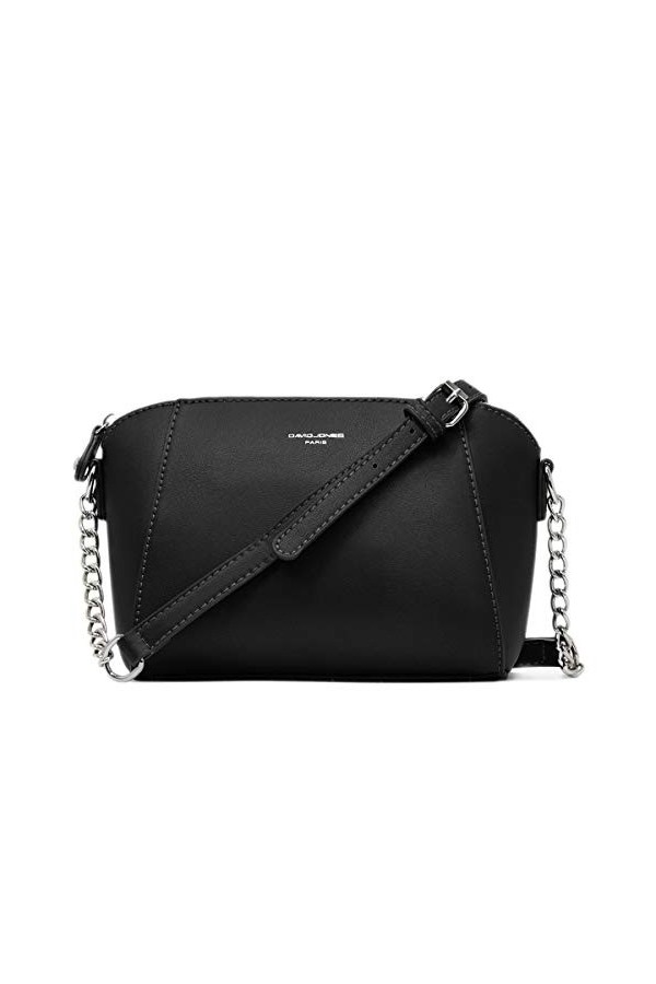 David Jones - Petit Sac Bandoulière Croisé Femme Trapèze - Cuir PU - Pochette Soirée Mode Travail Shopping Elégant Tendance C