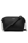 David Jones - Petit Sac Bandoulière Croisé Femme Trapèze - Cuir PU - Pochette Soirée Mode Travail Shopping Elégant Tendance C