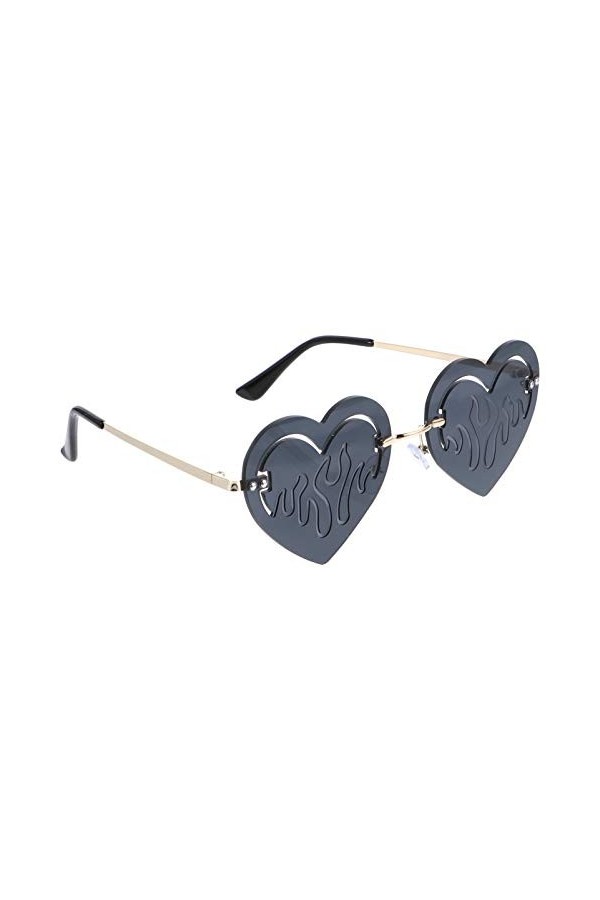 SOIMISS 1 Paire Lunettes Coeur Lunettes De Soleil Coeur Lunettes De Cosplay Pour Enfants Lunettes De Soleil Tendance Pour Fem