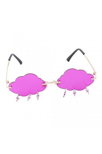 STOBOK 1 Paire De Lunettes De Soleil Nuage Lunettes Sans Monture Nuances En Forme De Nuage Lunettes De Soleil Sans Monture Lu