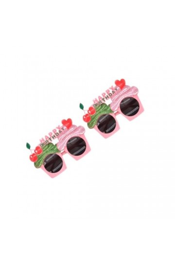 Abaodam 2 Pièces Lunettes De Soleil Anniversaire Verre Nouveauté Lunettes Daccessoires Photo Lunettes De Coeur Lunettes De F
