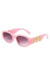 RCJOLLZ Mode Cat Eye Lunettes de Soleil Vintage Marque de Luxe Designer carré Femmes Hommes Petites Lunettes de Soleil Femme 