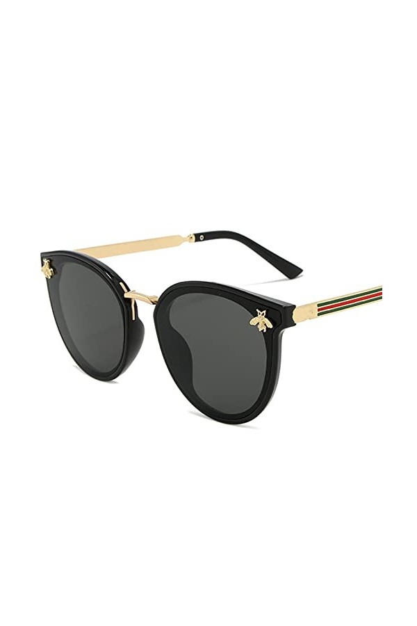 hdsrf Lunettes de soleil de sport rétro classiques UV 400 pour femmes avec cadre en métal ovale de luxe pour femmes