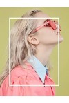 Lot de 9 lunettes en forme de cœur sans monture en forme de cœur Couleur bonbon Lunettes de soleil en forme de cœur pour femm