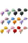 Swetup Hippy Specs Lot de 12 lunettes de soleil rétro hippie de couleur ronde, lunettes de soleil hippie, lunettes de soleil 