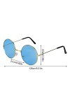 Swetup Hippy Specs Lot de 12 lunettes de soleil rétro hippie de couleur ronde, lunettes de soleil hippie, lunettes de soleil 