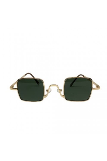 Vintange Sunglasses Lunettes de soleil CARRÉES DE NASELLI LEVÉ NOUVEAU 2023 mode casual mode vintage rétro, vert