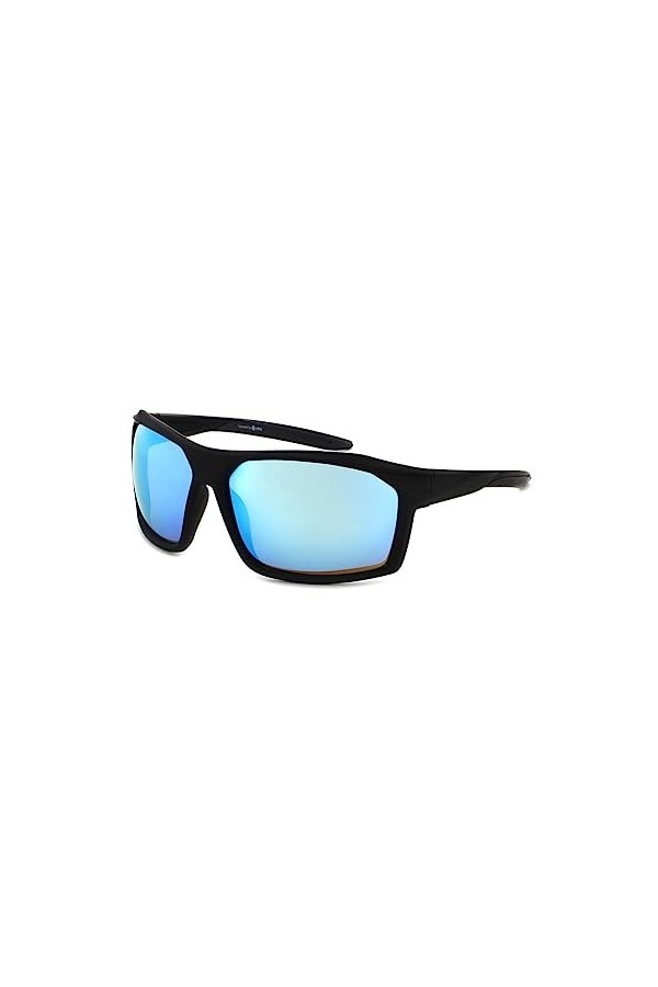 Basley Lunettes de Soleil Sportives pour Homme 8304-s-31, Noir, Taille Unique