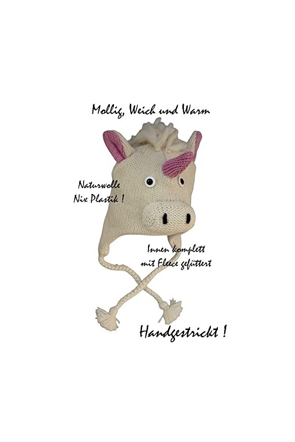 Poporry Licorne Bonnet animal