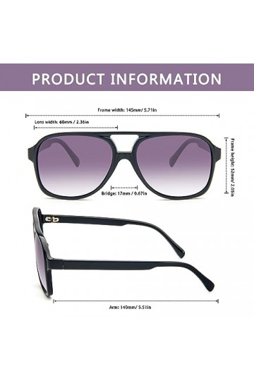 Retro Square Lunettes de soleil polarisées pour homme et femme, Gris 1