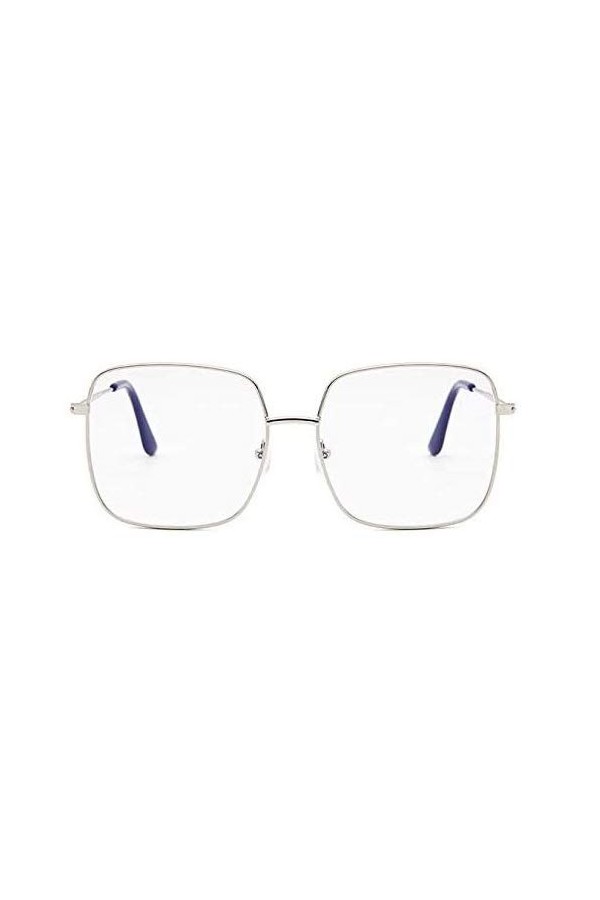 Inception Pro Infinite - Grandes lunettes carrées pour femme, vintage, rétro tendance, idée cadeau. - Transparent - taille un