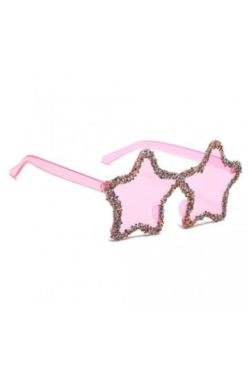 liaobeiotry Y2K Lunettes de soleil pour femmes et hommes Lunettes de soleil tendance en forme détoile unique Lunettes de sol