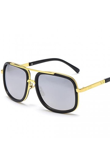 Hommes Carré Punk Lunettes De Soleil Femmes Steampunk Lunettes De Soleil Femmes Nuances Miroir Conduite Uv400 Lunettes Color: