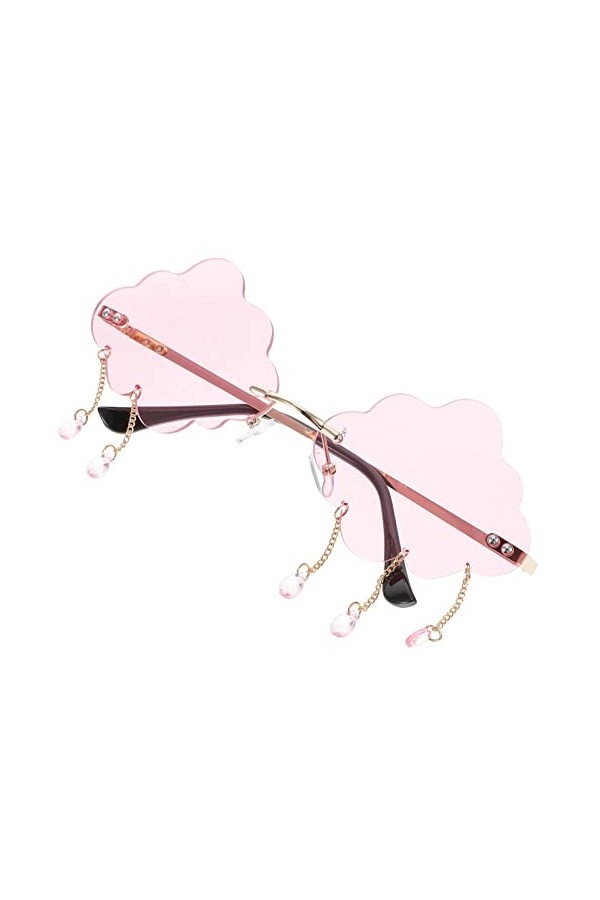 NUOBESTY Des Lunettes De Soleil Lunettes De Soleil Rave Lunettes De Mode Pour Femmes Lunettes De Soleil En Forme De Nuage Lun
