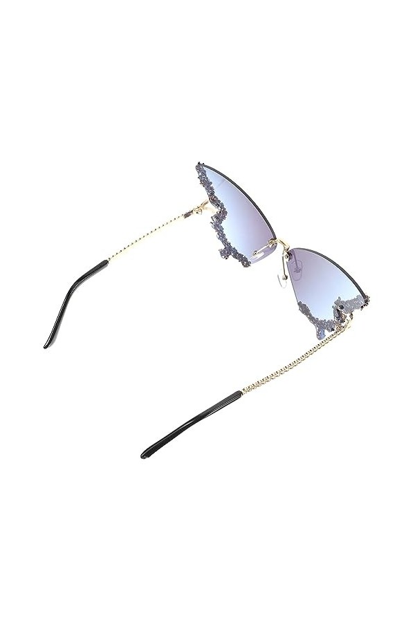 ABOOFAN 1 Paire Lentes Oscuros Para Hombre Lunettes De Soleil Pour Femmes Lunettes De Soleil Sans Monture À La Mode Lunettes 