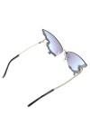 ABOOFAN 1 Paire Lentes Oscuros Para Hombre Lunettes De Soleil Pour Femmes Lunettes De Soleil Sans Monture À La Mode Lunettes 