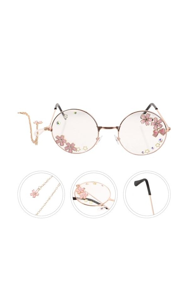 VALICLUD Lunettes De Soleil Décoratives Pour Fête Danniversaire Lentilles Pour Adolescentes Hommes Et Femmes Fête Cosplay D
