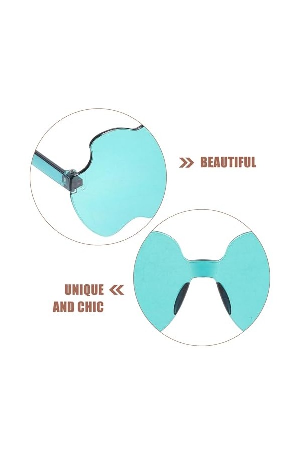 VALICLUD Lunettes De Soleil Décoratives Pour Fête Danniversaire Lentilles Pour Adolescentes Hommes Et Femmes Fête Cosplay D