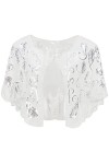 BABEYOND Châle Vintage des Années 1920s pour Femme Cape de Flapper pour Mariage Accessoires Charleston 20s Boléro Style Gatsb