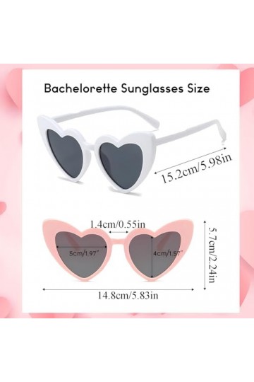 CYBGQP lunettes de soleil en forme de cœur