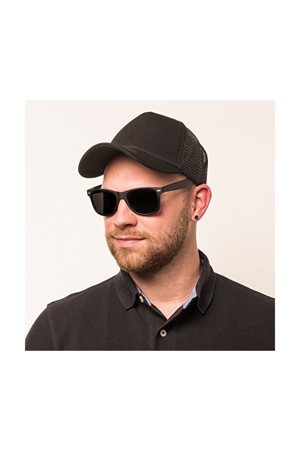 Balinco Lunettes de soleil UV400 CAT 3 CE Rubber - avec charnière à ressort pour femmes & hommes blanc - vert 