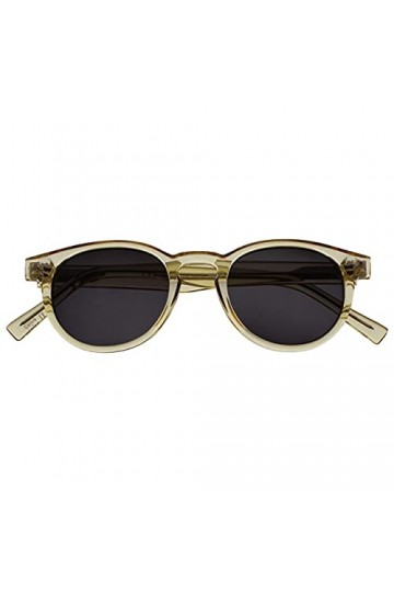 OPULIZE Rox Super Stylé Or Transparent Femmes Lecteurs Soleil Lunettes De Lecture UV400 Charnières Métalliques Rond S89-9 +1,