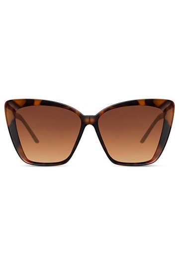 Cheapass Lunettes de Soleil sans monture Style Yeux-de-chat Protection UV400 pour Femmes