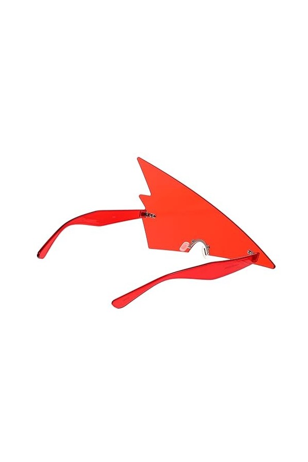 ibasenice 1 Paire Drôle Lunettes Enfant Lunettes De Soleil Femmes Mode Lunettes De Soleil Plage Lunettes De Soleil Triangle L