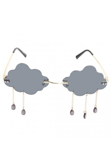 SOESFOUFU 1 Paire Lunettes De Soleil Suspendues à Leau Lunettes De Soleil à Pampilles Gouttes De Pluie Lunettes De Soleil Fe