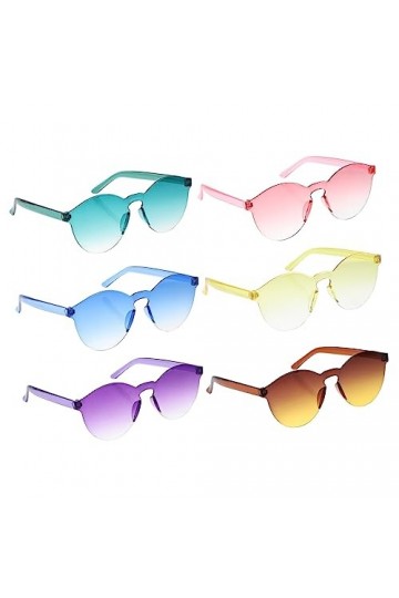 Gadpiparty 6 Pièces Lunettes De Soleil Coeur Lunettes De Mode Pour Femmes Lunettes De Soleil De Quai Pour Femmes Lunettes De 