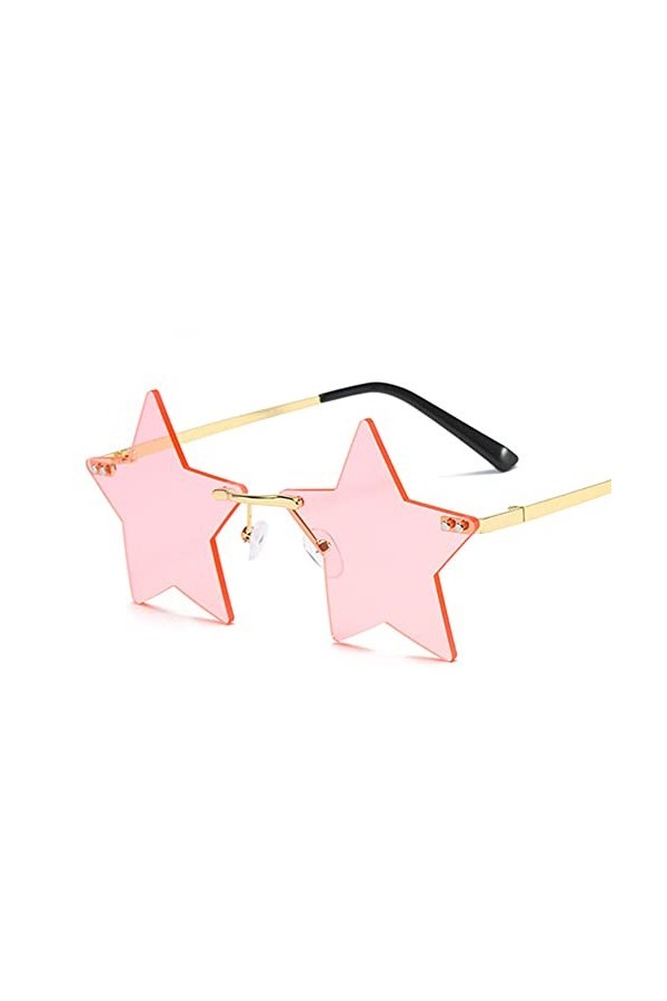 Lunettes de Soleil Star Shape Lunettes de Soleil Drôle Pentagramme Lunettes Lunettes de Noël Décoration Lunettes de fête Lune