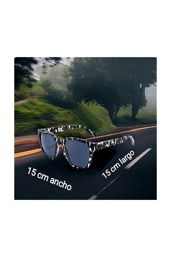 TORREMOBILITY ECO Lunettes de soleil femme - Filtre UV400 homologué Protection haute - Lunettes de soleil polarisées - Avec 1