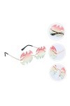 PRETYZOOM 1 Paire De Lunettes De Soleil Chauve-Souris Lunettes En Forme De Chauve-Souris Lunettes De Soleil Ailes Cool Lunett