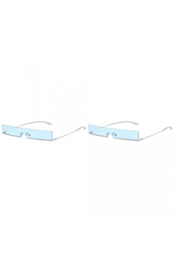 SOIMISS 2 Pièces Lunettes De Soleil à Monture Métallique Lunettes De Soleil Tendance Pour Femmes Lunettes De Soleil Femmes Lu