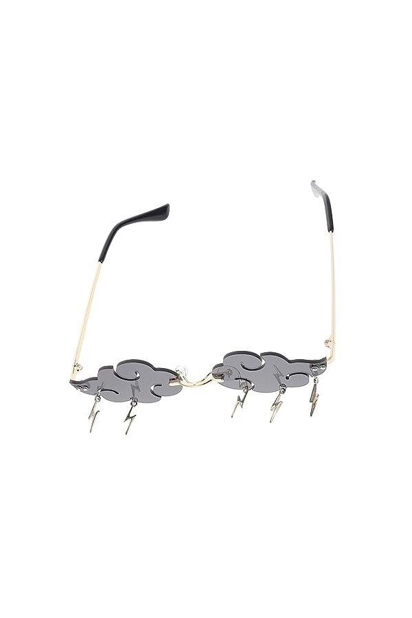 Amosfun 1 Pc Lunettes De Soleil Personnalisées Lunettes De Soleil Nuages ​​vintage Tendance Lunettes à Pampilles Nuage Lunett