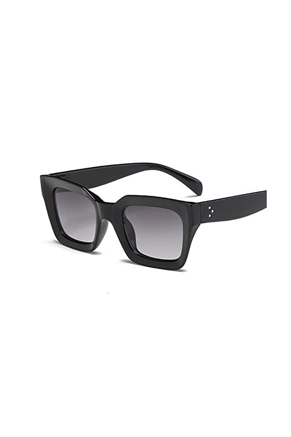 hdsrf Nouvelle Mode Femmes Luxe carré Lunettes de Soleil Dames Vintage surdimensionné Lunettes de Soleil Femme Grand Cadre UV