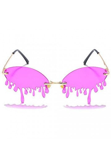 Lunettes De Soleil sans Monture Lunettes De Soleil pour Femmes Lunettes De Soleil Ovales UV400,7