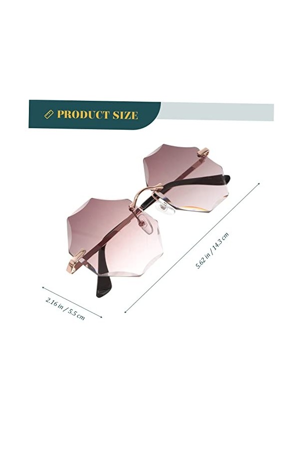 SOIMISS 2 Pièces Lunettes De Soleil Sans Monture Disco Lunettes 90S Lunettes De Soleil Disco Miroir Lunettes De Soleil Sans M