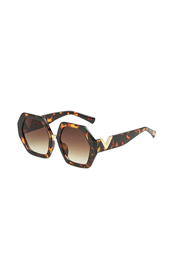 LUOXUEFEI De Soleil Lunettes Lunettes De Soleil Polygonales Lunettes De Soleil Pour Femmes Lunettes Pour Femmes Lunettes De P