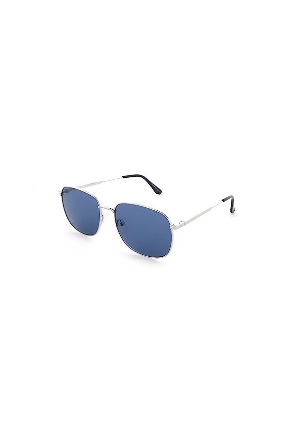 Basley Lunettes de Soleil Unisexes 8164-a-51, Argent Silver , Taille Unique Homme
