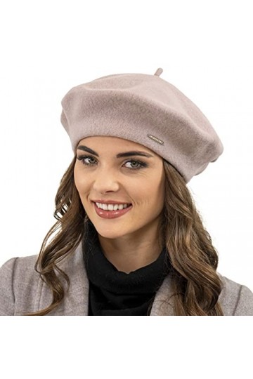 VIVISENCE Béret Classique Et À La Mode 7073, Rose,UNI
