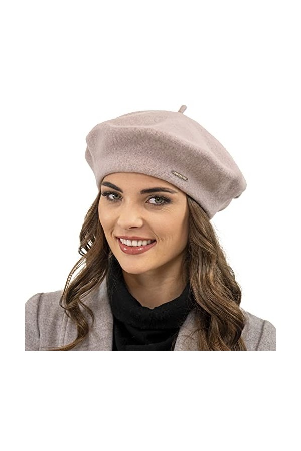 VIVISENCE Béret Classique Et À La Mode 7073, Rose,UNI