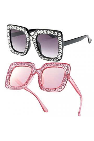 Abaodam 2 Pièces Lunettes De Photographie De Rue De Mode Robes Dété Pour Femmes Lunettes De Soleil Femme Surdimensionnées La