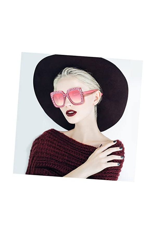 Abaodam 2 Pièces Lunettes De Photographie De Rue De Mode Robes Dété Pour Femmes Lunettes De Soleil Femme Surdimensionnées La