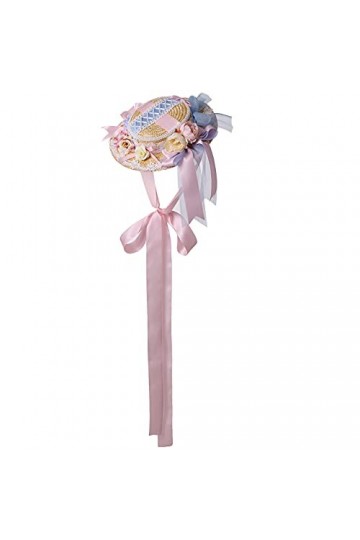 Chapeau de soleil en dentelle et fleur pour filles et femmes, multicolore, taille unique