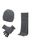 Wisolt Set Hiver Chaud Bonnet écharpe Gants